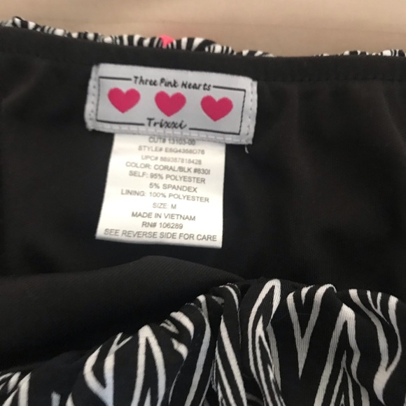 Long multi strapless colored dress - Picture 3 of 3